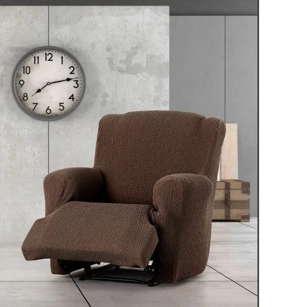 Armchair slipcovers Eysa TROYA Brown 80 x 100 x 90 cm