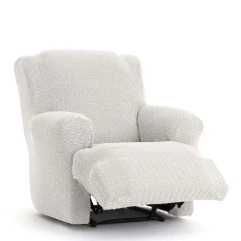 Armchair slipcovers Eysa JAZ White 80 x 120 x 110 cm
