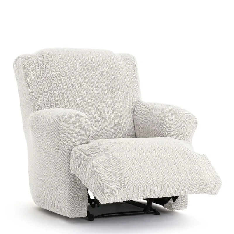 Armchair slipcovers Eysa JAZ White 80 x 120 x 110 cm