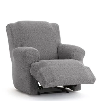 Armchair slipcovers Eysa JAZ Grey 80 x 120 x 110 cm