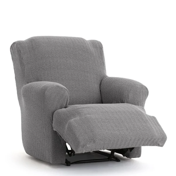 Armchair slipcovers Eysa JAZ Grey 80 x 120 x 110 cm