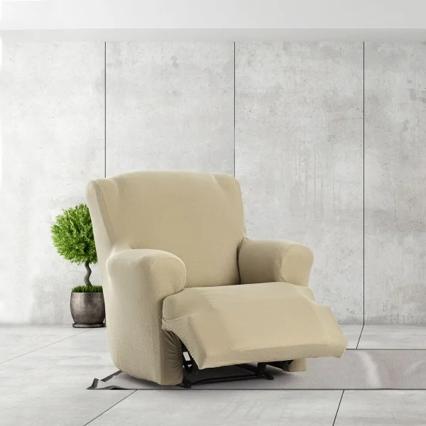 Armchair slipcovers Eysa BRONX Beige 80 x 100 x 90 cm