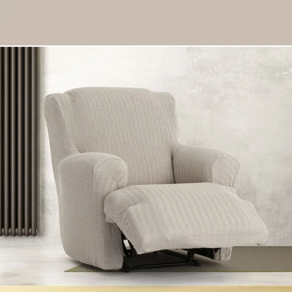 Armchair slipcovers Eysa JAZ Beige 80 x 120 x 110 cm