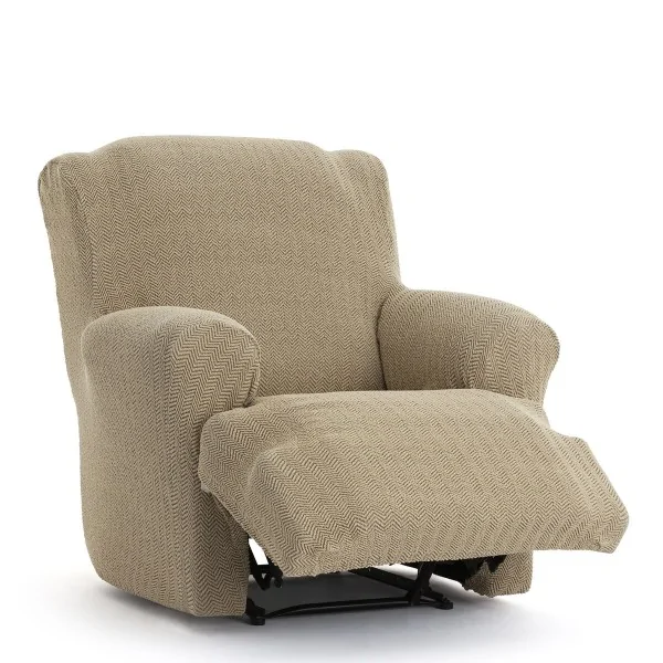 Armchair slipcovers Eysa JAZ Beige 80 x 120 x 110 cm