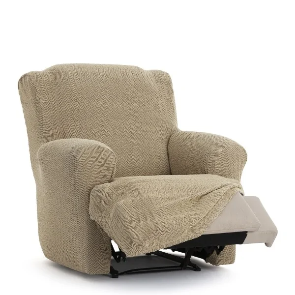 Armchair slipcovers Eysa JAZ Beige 80 x 120 x 110 cm