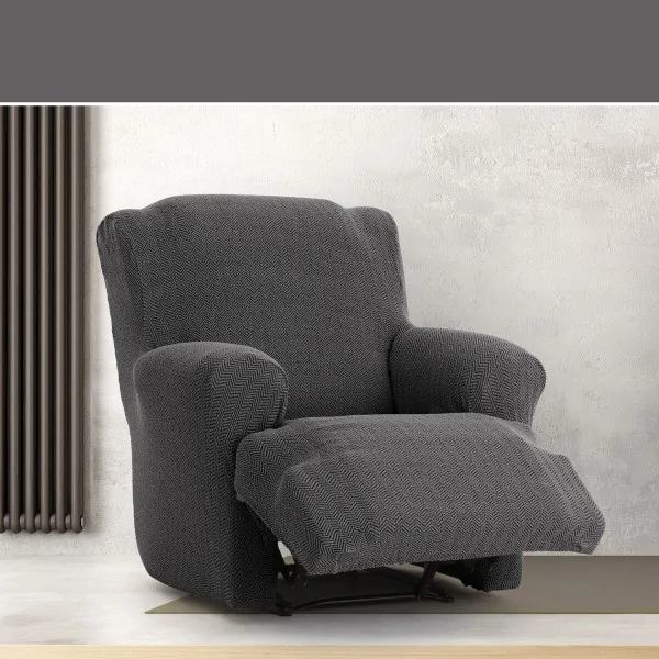 Armchair slipcovers Eysa JAZ Dark grey 80 x 120 x 110 cm