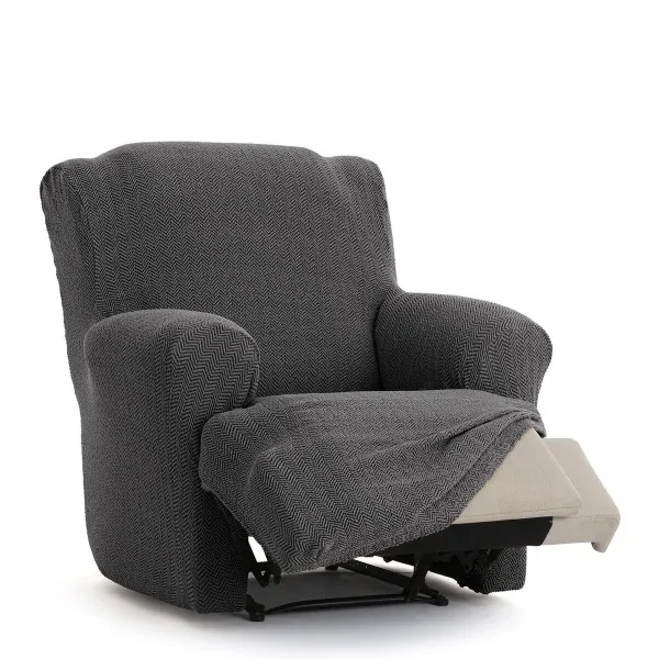 Armchair slipcovers Eysa JAZ Dark grey 80 x 120 x 110 cm