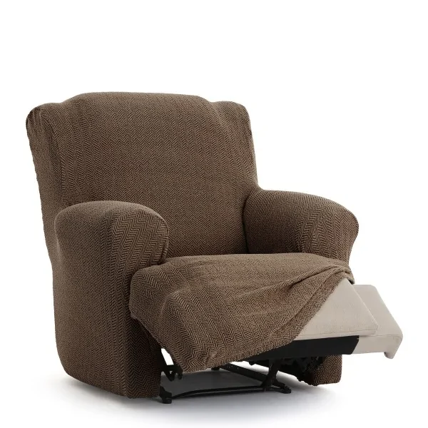Armchair slipcovers Eysa JAZ Brown 80 x 120 x 110 cm