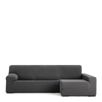 Right long arm chaise longue cover Eysa JAZ Dark grey 180...