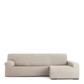 Right long arm chaise longue cover Eysa JAZ Beige 180 x...