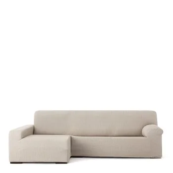 Left long arm chaise longue cover Eysa JAZ Beige 180 x...