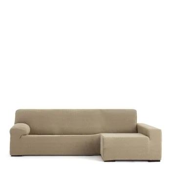 Right long arm chaise longue cover Eysa JAZ Beige 180 x...