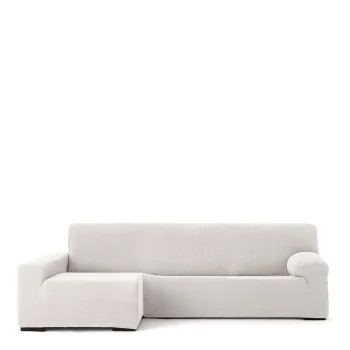 Left long arm chaise longue cover Eysa JAZ White 180 x...