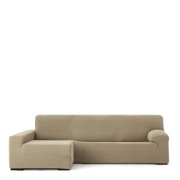Left long arm chaise longue cover Eysa JAZ Beige 180 x...