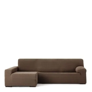 Left long arm chaise longue cover Eysa JAZ Brown 180 x...