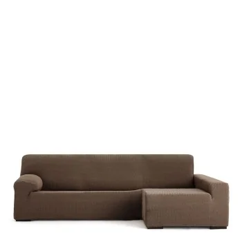 Right long arm chaise longue cover Eysa JAZ Brown 180 x...