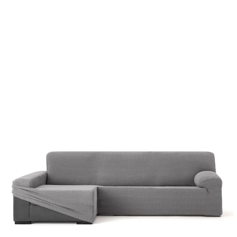 Left long arm chaise longue cover Eysa JAZ Grey...