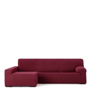 Left long arm chaise longue cover Eysa JAZ Burgundy 180 x...