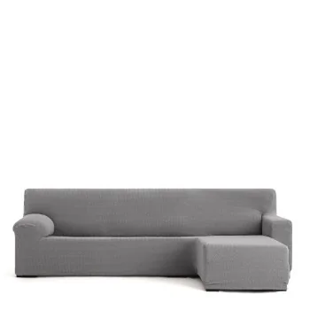 Right short arm chaise longue cover Eysa JAZ Grey 120 x...