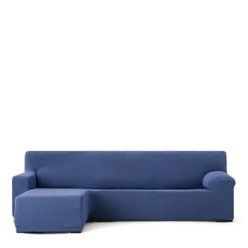 Right short arm chaise longue cover Eysa JAZ Blue 120 x...