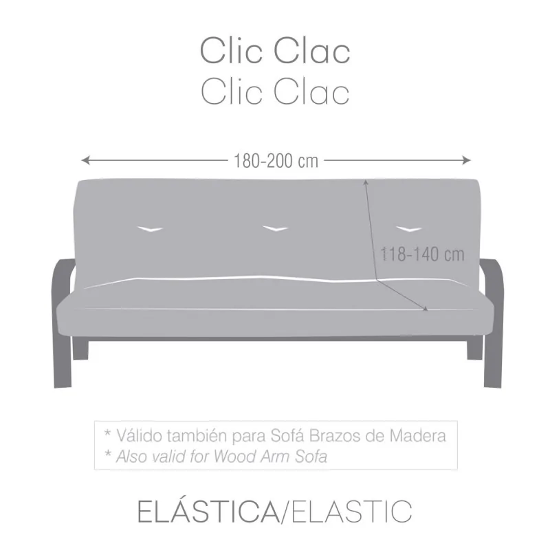 Sofa Cover Eysa TROYA Blue 140 x 100 x 200 cm