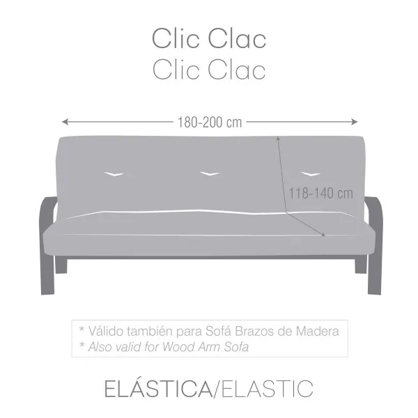 Sofa Cover Eysa TROYA Blue 140 x 100 x 200 cm