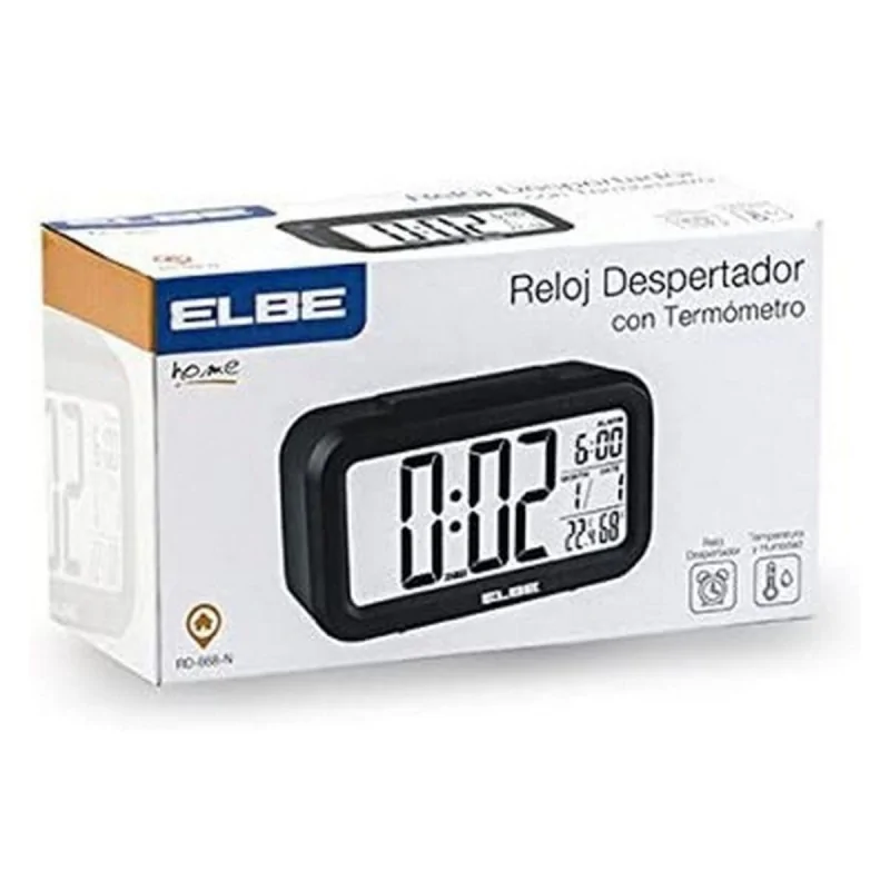 Alarm Clock ELBE RD-668 Black 4,4"