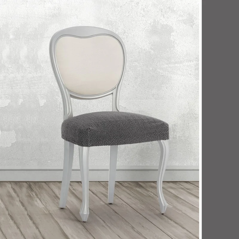 Chair Cover Eysa JAZ Dark grey 50 x 5 x 50 cm 2...