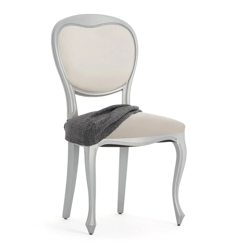 Chair Cover Eysa JAZ Dark grey 50 x 5 x 50 cm 2...