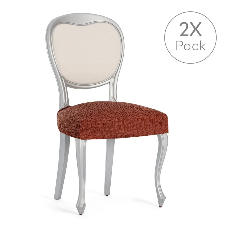 Chair Cover Eysa TROYA Orange 50 x 5 x 50 cm 2...