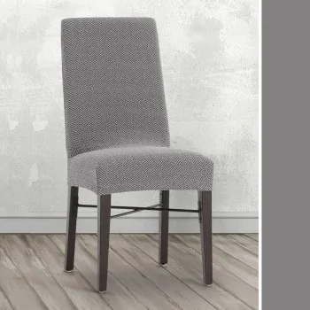 Chair Cover Eysa JAZ Grey 50 x 60 x 50 cm 2 Units 2