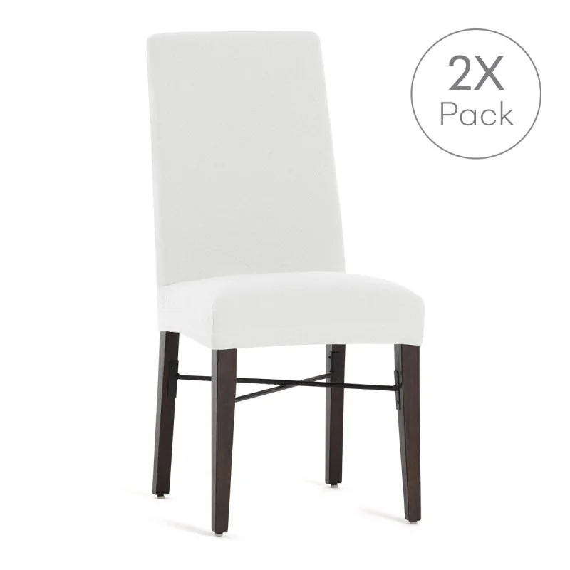 Chair Cover Eysa BRONX White 50 x 55 x 50 cm 2...