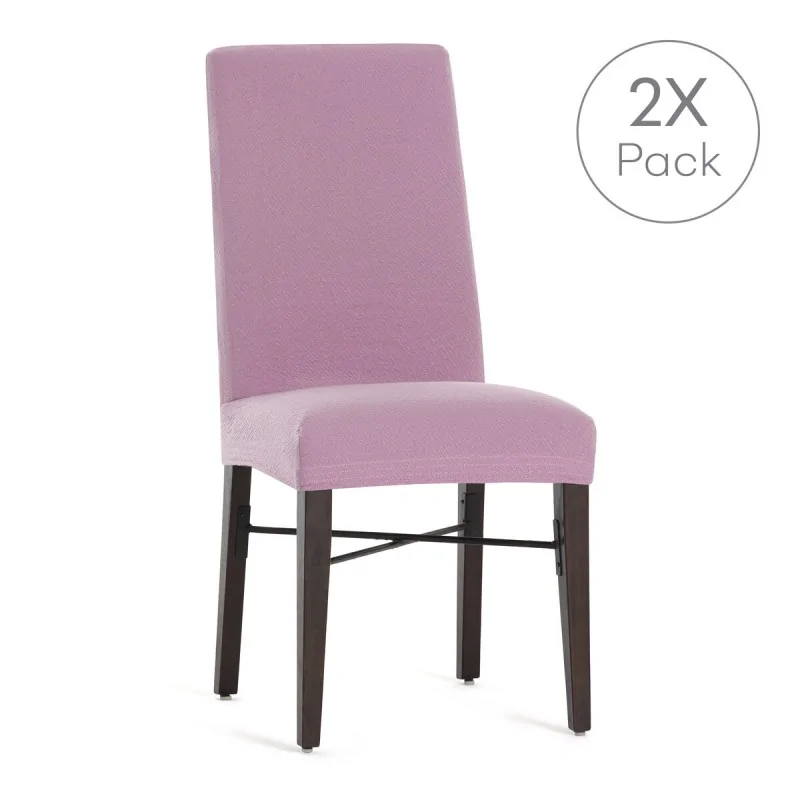 Chair Cover Eysa BRONX Pink 50 x 55 x 50 cm 2...