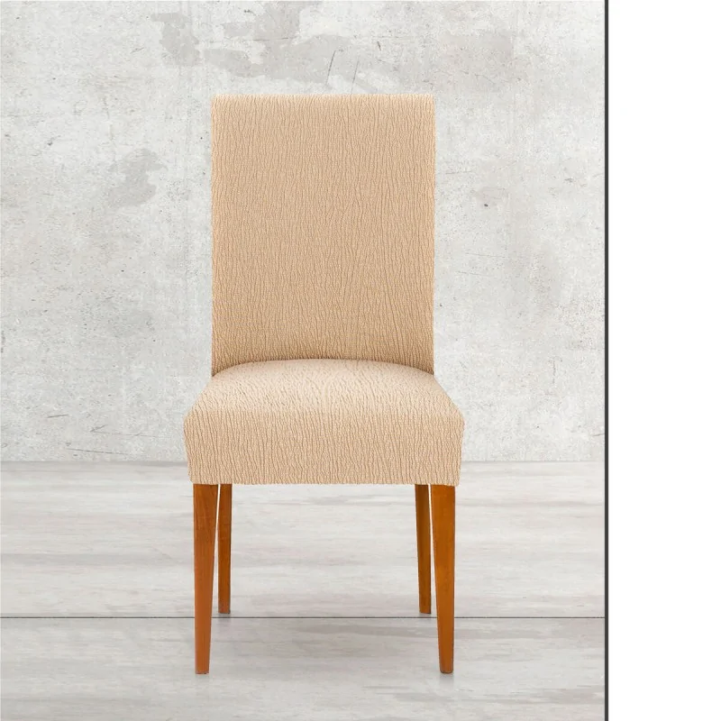 Chair Cover Eysa TROYA Beige 50 x 55 x 50 cm 2...