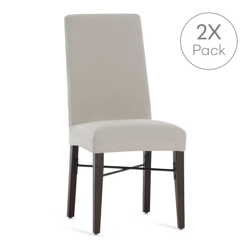 Chair Cover Eysa BRONX Linen 50 x 55 x 50 cm 2...