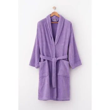 Dressing Gown Paduana Lilac 450 g/m² 100% cotton 2