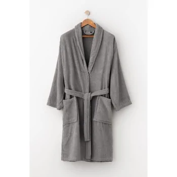 Dressing Gown Paduana Grey 450 g/m² 100% cotton 2