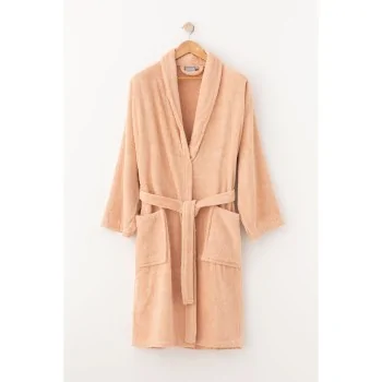 Dressing Gown Paduana Beige Camel 450 g/m² 100% cotton 2