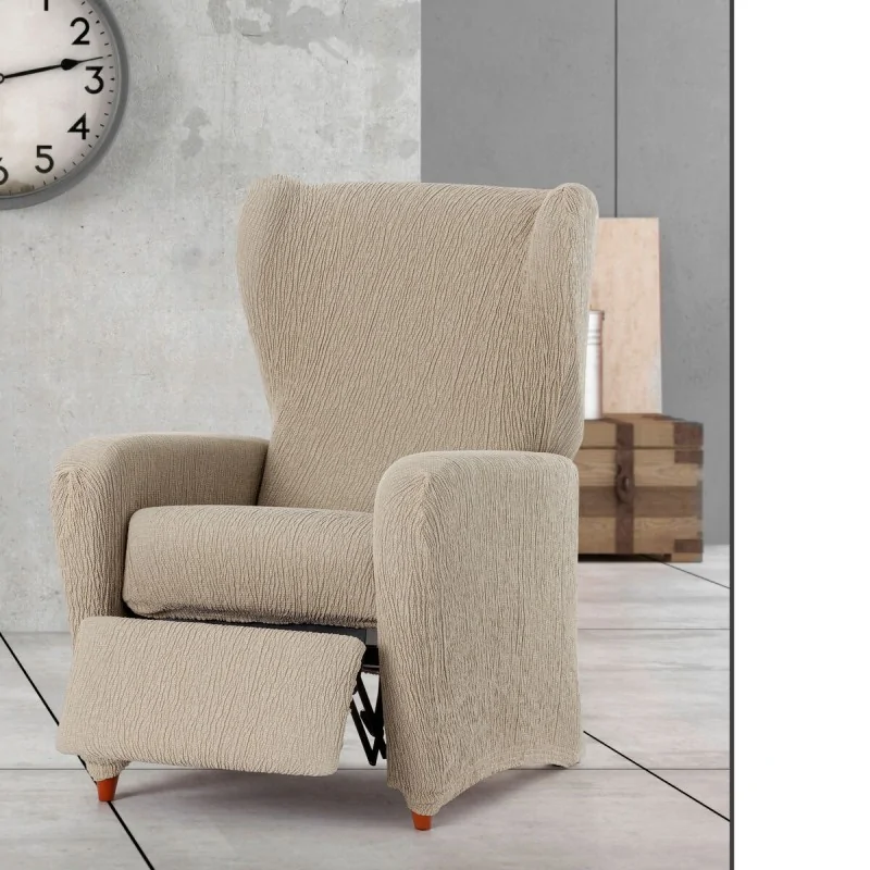 Armchair slipcovers Eysa TROYA Light brown 90 x...