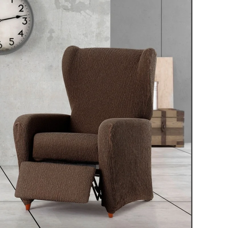 Armchair slipcovers Eysa TROYA Brown 90 x 100 x...