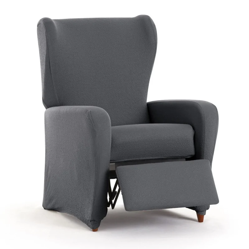 Armchair slipcovers Eysa BRONX Dark grey 90 x...