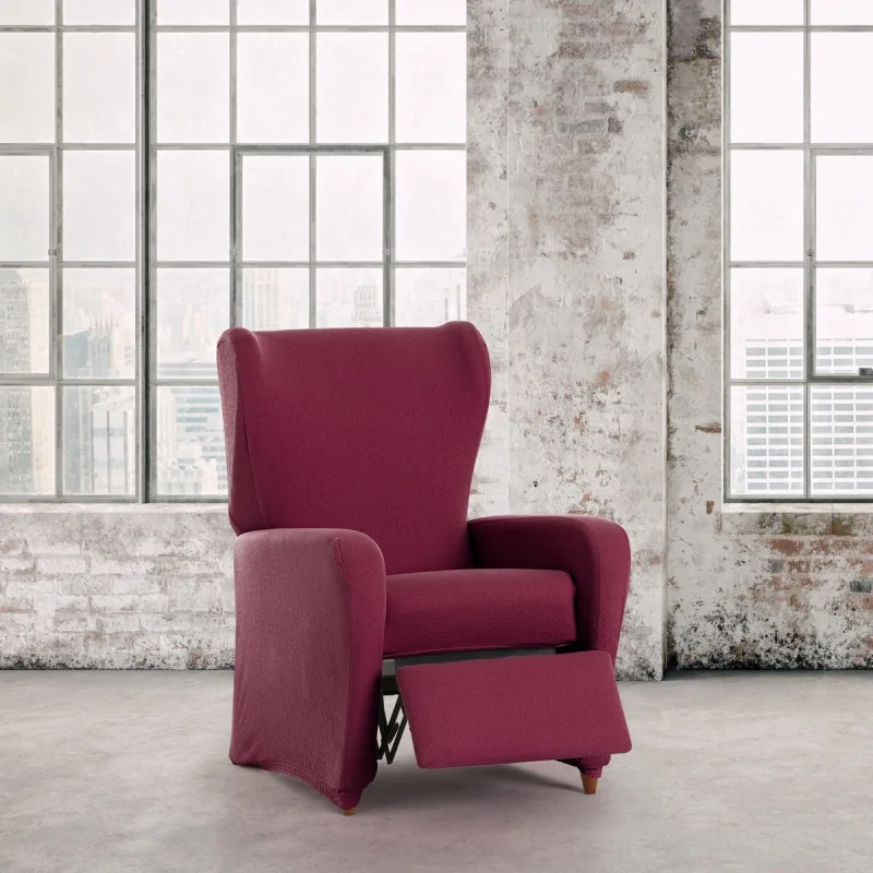 Armchair slipcovers Eysa BRONX Burgundy 90 x...