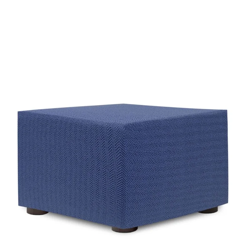 Pouffe cover Eysa JAZ Blue 100 x 65 x 100 cm