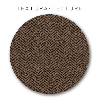 Pouffe cover Eysa JAZ Brown 100 x 65 x 100 cm 2