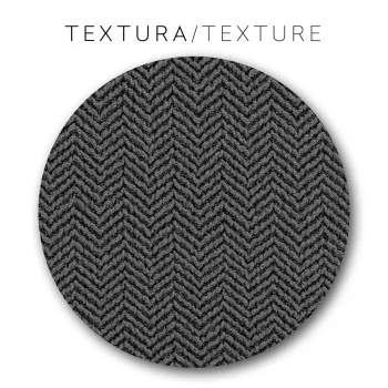 Pouffe cover Eysa JAZ Dark grey 100 x 65 x 100 cm 2
