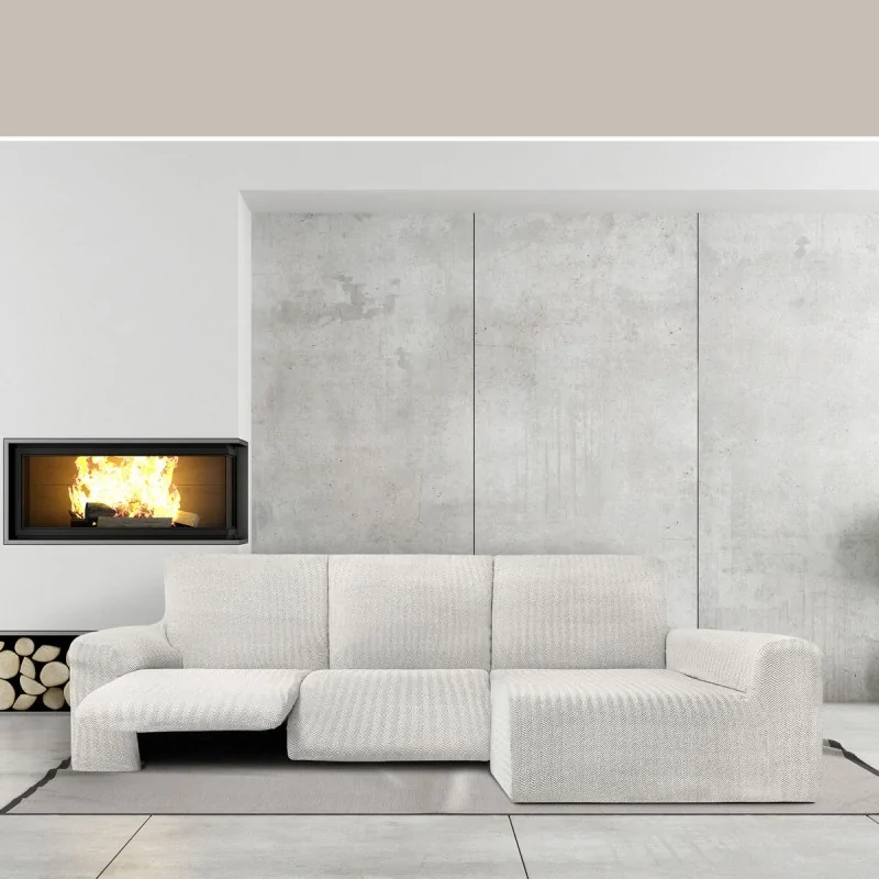 Right long arm chaise longue cover Eysa JAZ...