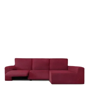 Right long arm chaise longue cover Eysa JAZ Burgundy 180...