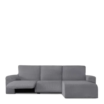 Right short arm chaise longue cover Eysa JAZ Grey 120 x...