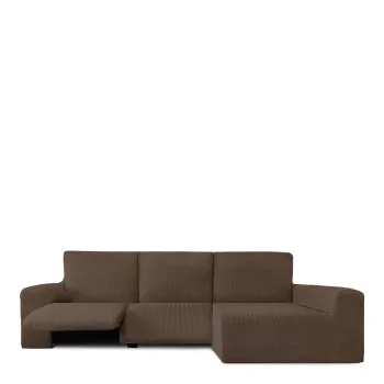 Right long arm chaise longue cover Eysa JAZ Brown 180 x...
