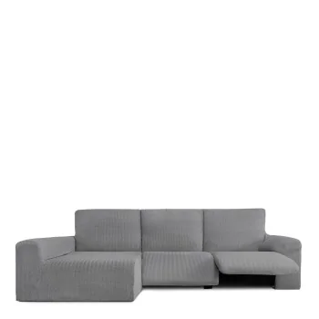 Left long arm chaise longue cover Eysa JAZ Grey 180 x 120...